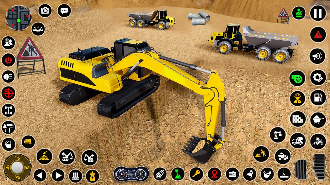 Construction Dump Truck Game (Конструкционный симулятор самосвала) [МОД Много денег] Screenshot 1