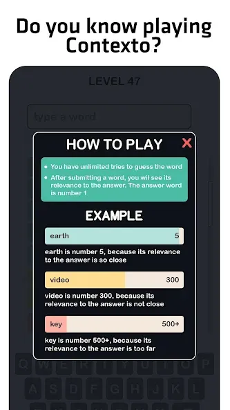 Contexto - Similar Word (Контекст) [МОД Menu] Screenshot 1