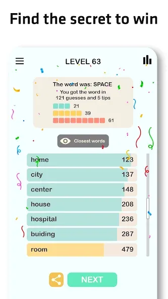Contexto - Similar Word (Контекст) [МОД Menu] Screenshot 3
