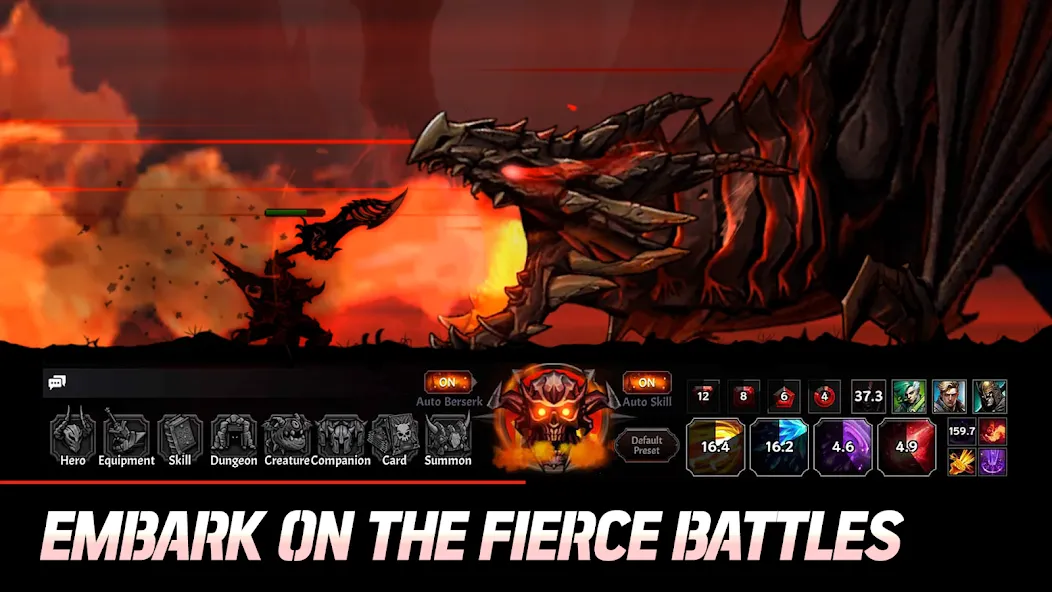 Idle Berserker: legend of rpg (Айдл) [МОД Бесконечные монеты] Screenshot 1