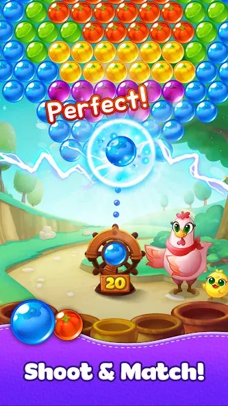Bubble CoCo : Bubble Shooter (Бабл Коко) [МОД Mega Pack] Screenshot 1