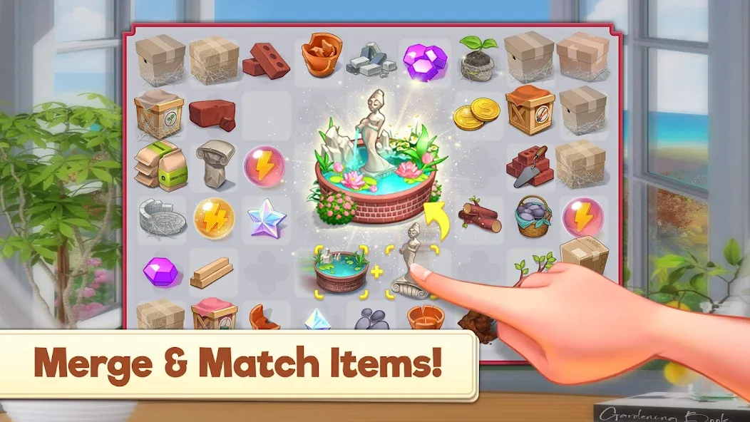 Merge Manor x The Smurf Collab (Мердж Манор) [МОД Много монет] Screenshot 5