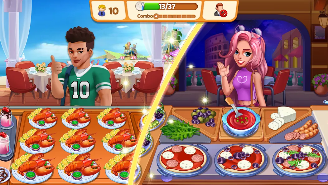 Food Voyage: Fun Cooking Games (Фуд Воядж) [МОД Много денег] Screenshot 5