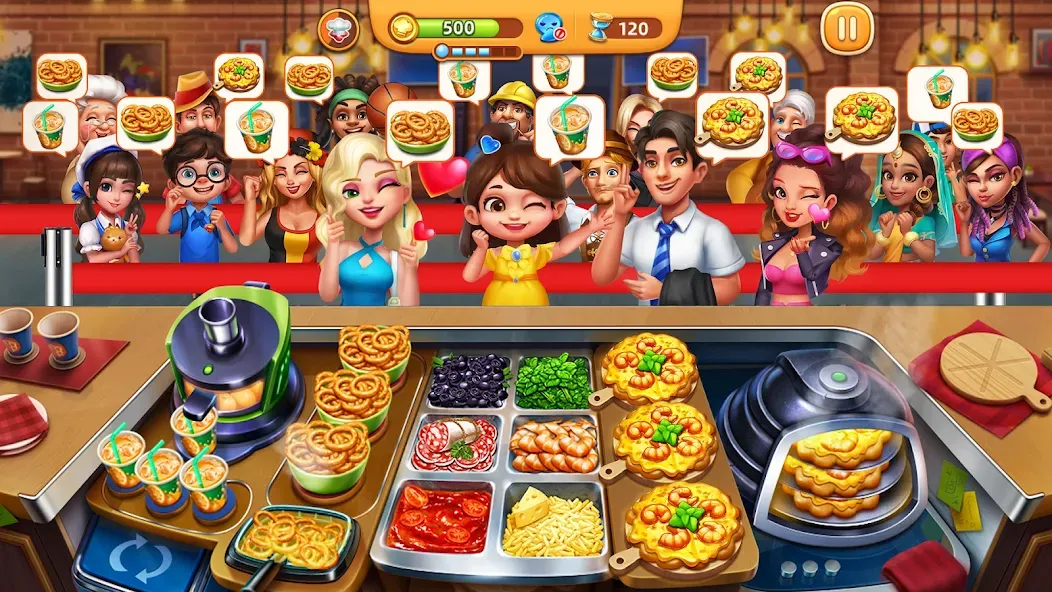 Cooking City - Cooking Games (Кукинг Сити) [МОД Unlimited Money] Screenshot 2