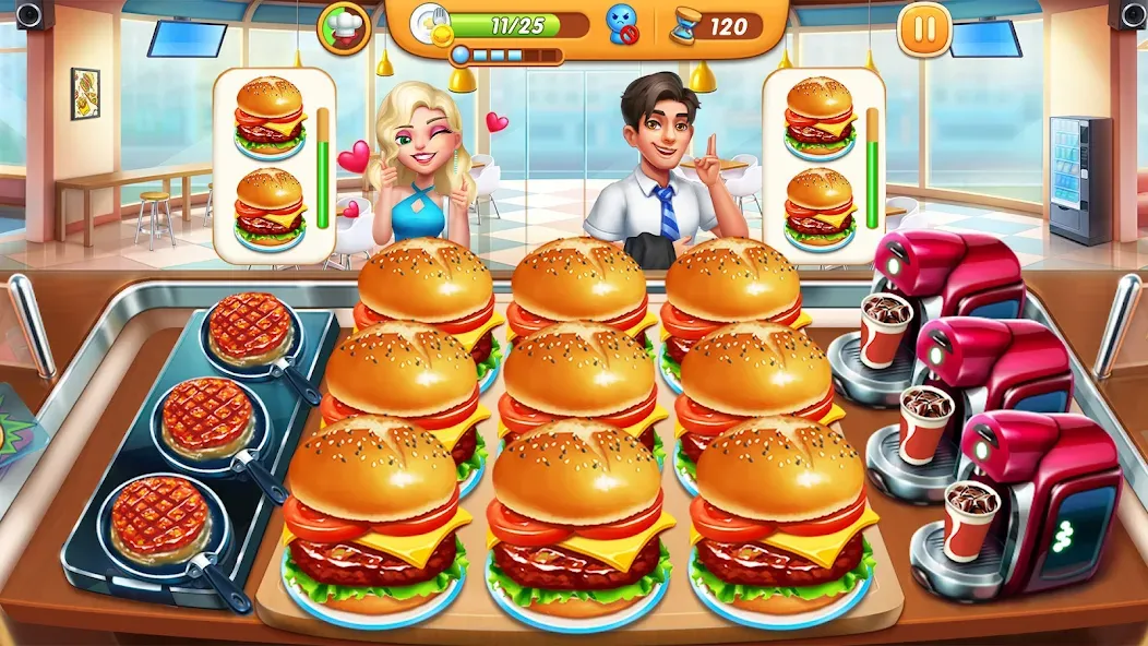 Cooking City - Cooking Games (Кукинг Сити) [МОД Unlimited Money] Screenshot 3