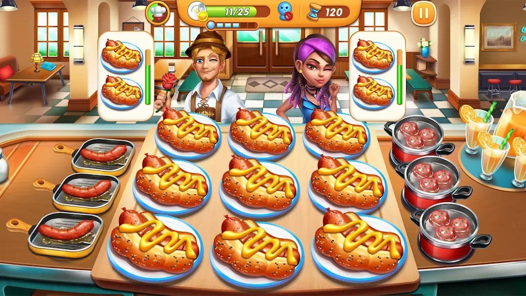 Cooking City - Cooking Games (Кукинг Сити) [МОД Unlimited Money] Screenshot 4