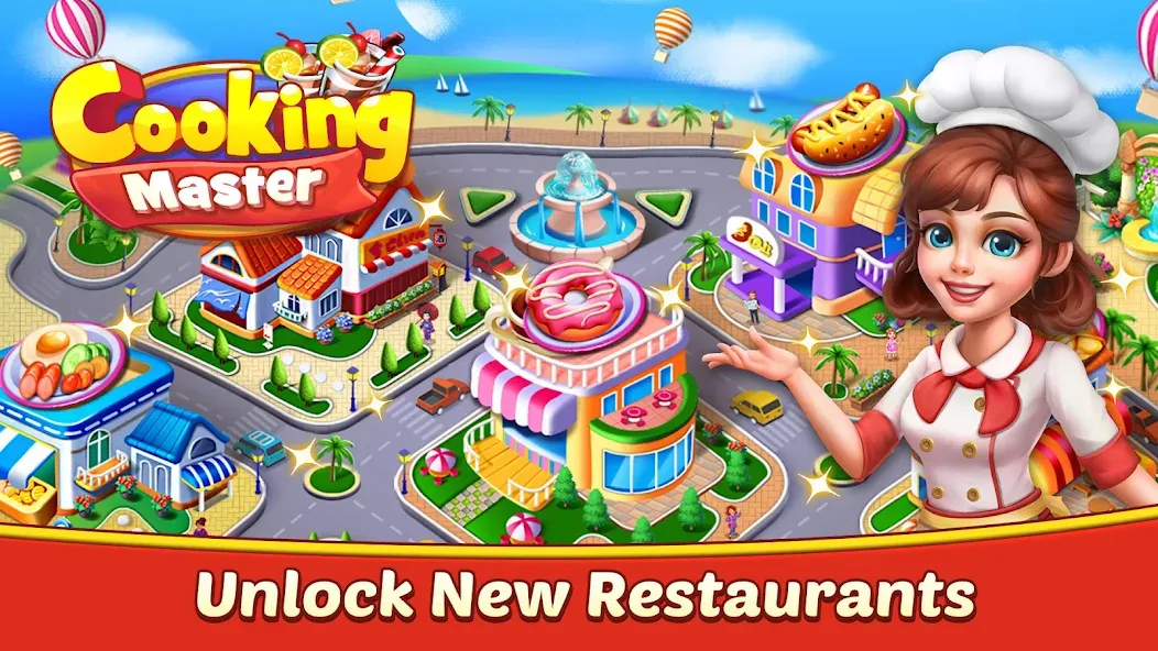 Cooking Master:Restaurant Game (Кукинг Мастер) [МОД Бесконечные монеты] Screenshot 1