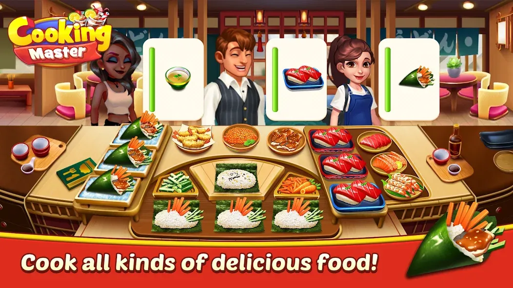 Cooking Master:Restaurant Game (Кукинг Мастер) [МОД Бесконечные монеты] Screenshot 3