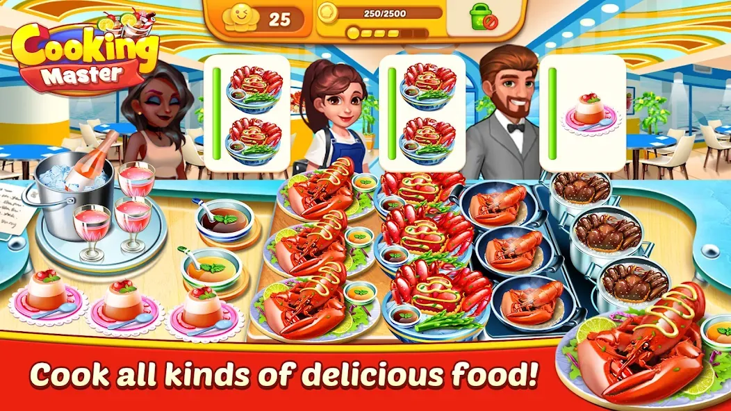 Cooking Master:Restaurant Game (Кукинг Мастер) [МОД Бесконечные монеты] Screenshot 4
