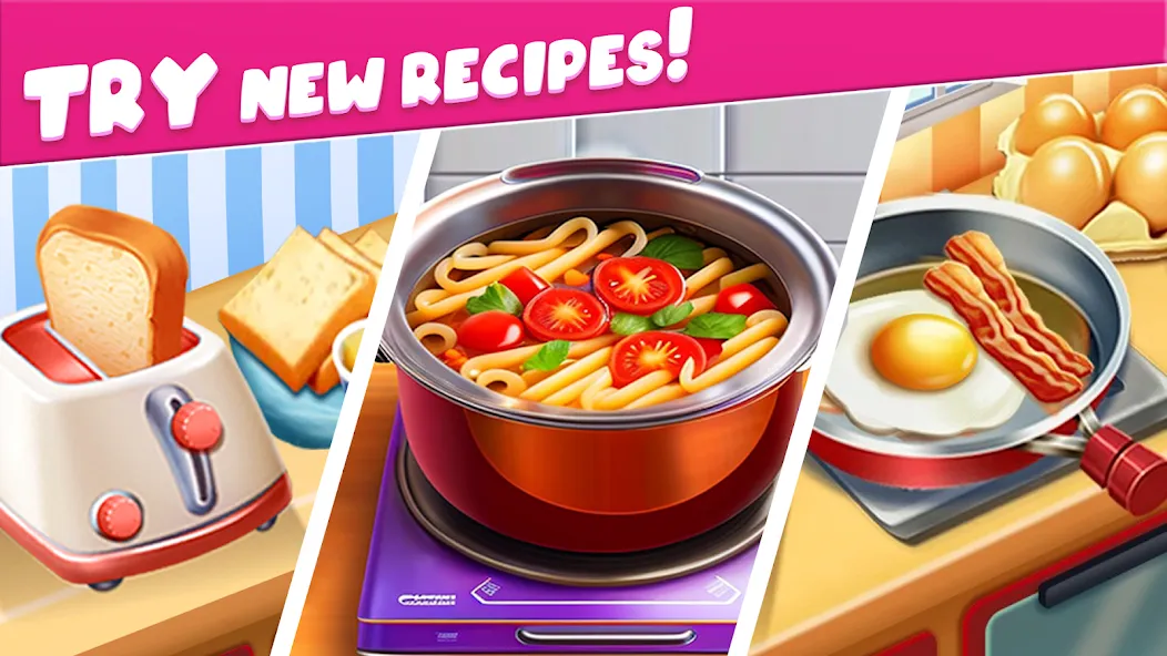 Cooking Taste Restaurant Games [МОД Бесконечные монеты] Screenshot 2