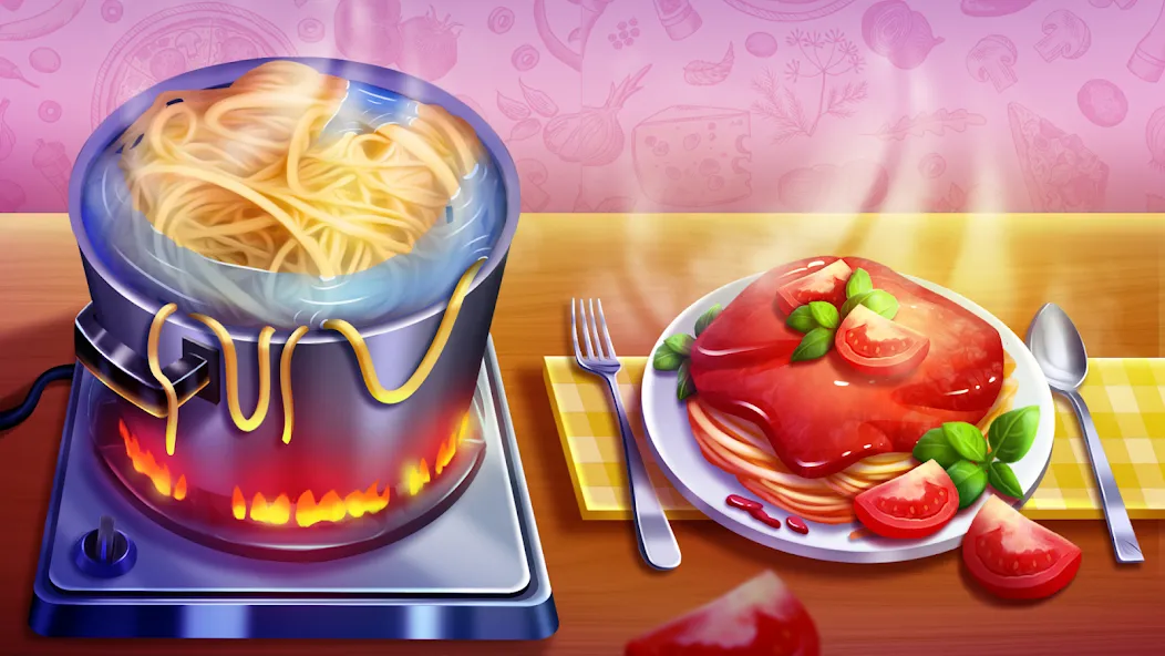 Cooking Team: Restaurant Games [МОД Бесконечные монеты] Screenshot 1