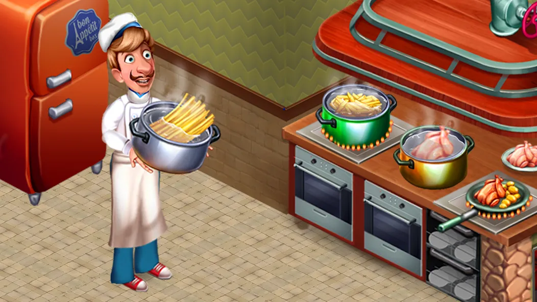 Cooking Team: Restaurant Games [МОД Бесконечные монеты] Screenshot 2