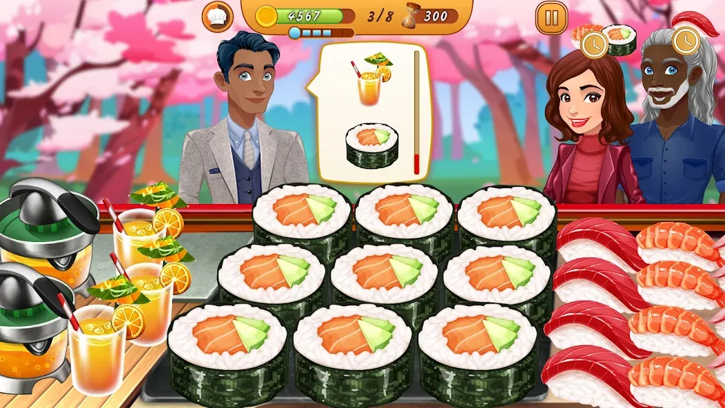 Cooking Team: Restaurant Games [МОД Бесконечные монеты] Screenshot 3