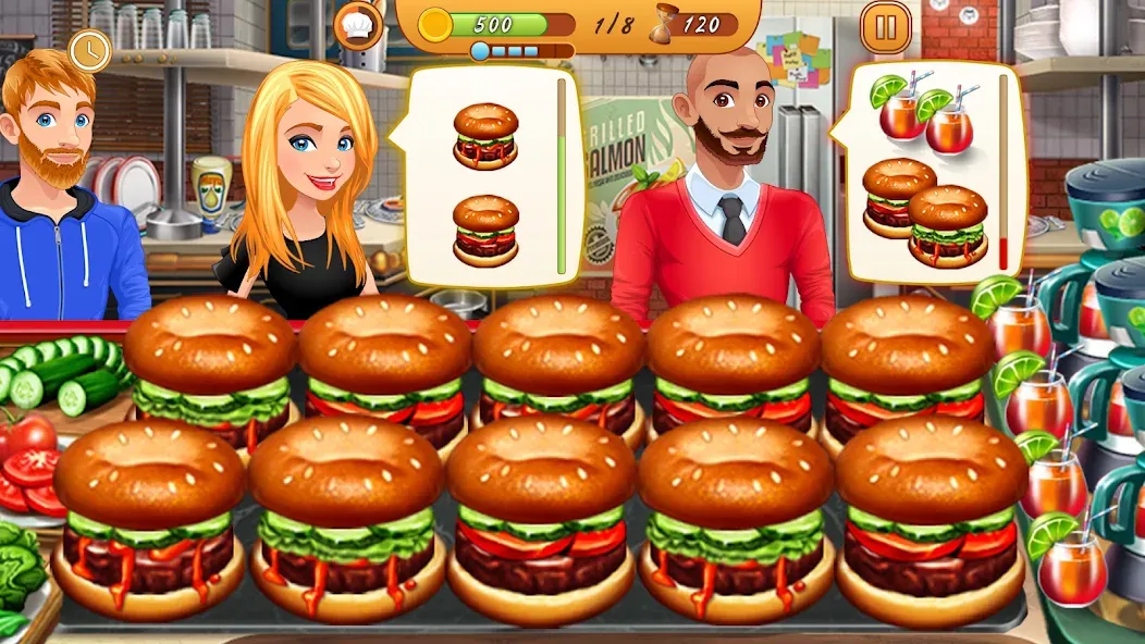 Cooking Team: Restaurant Games [МОД Бесконечные монеты] Screenshot 4