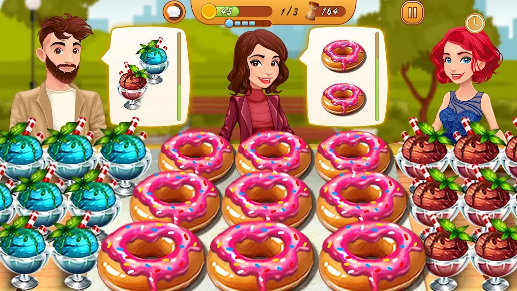 Cooking Team: Restaurant Games [МОД Бесконечные монеты] Screenshot 5