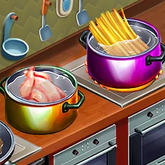 Скачать взломанную Cooking Team: Restaurant Games  [МОД Бесконечные монеты]