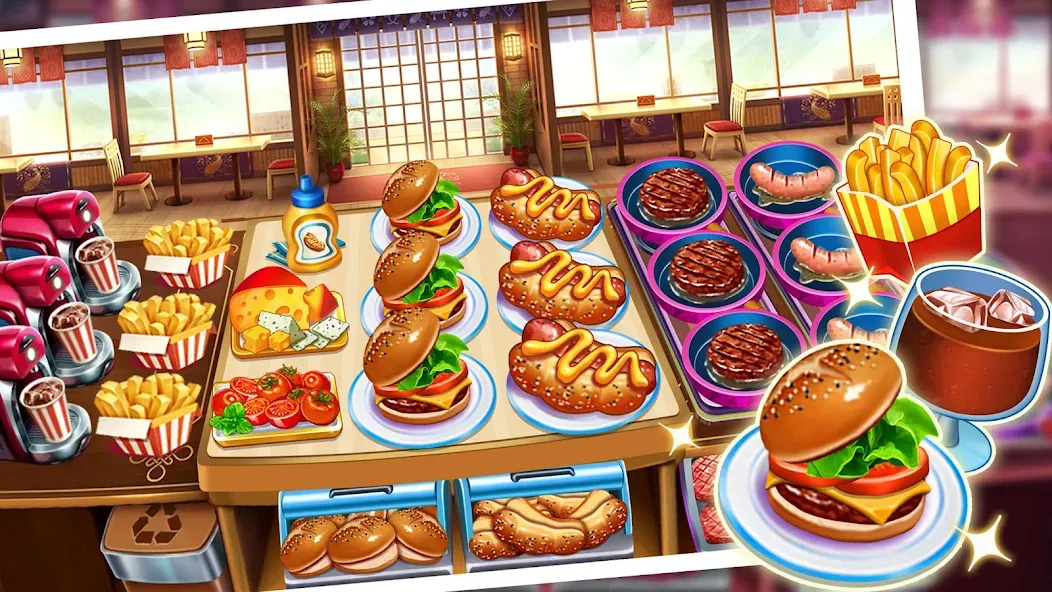 Food Game Crazy Super Chef [МОД Все открыто] Screenshot 4