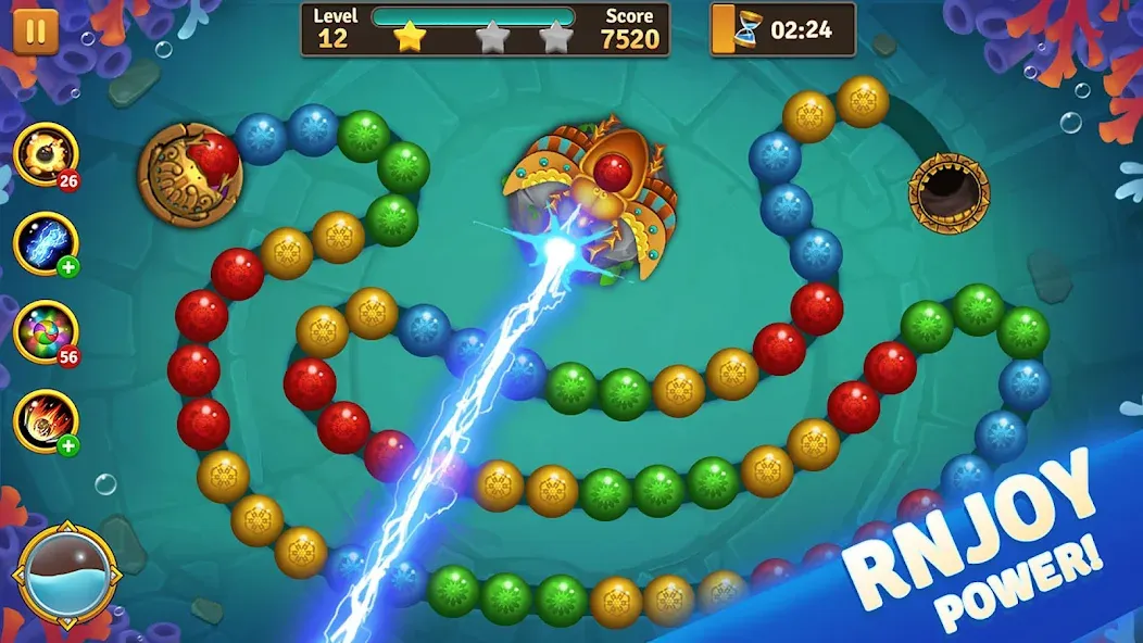 Jungle Marble Blast [МОД Menu] Screenshot 4