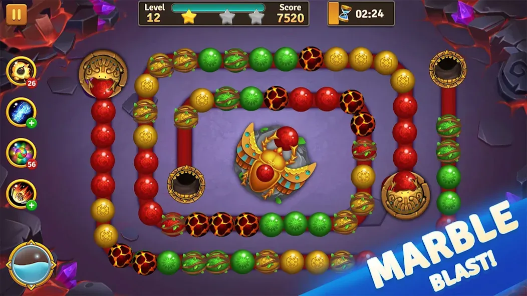 Jungle Marble Blast [МОД Menu] Screenshot 5