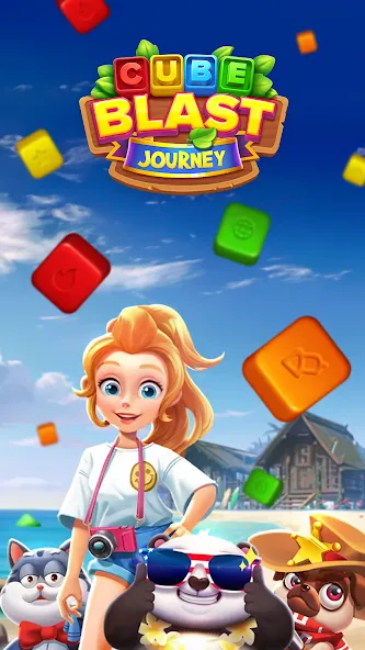 Cube Blast Journey: Toon & Toy (Кьюб Бласт Джорни) [МОД Много денег] Screenshot 1