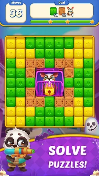 Cube Blast Journey: Toon & Toy (Кьюб Бласт Джорни) [МОД Много денег] Screenshot 4