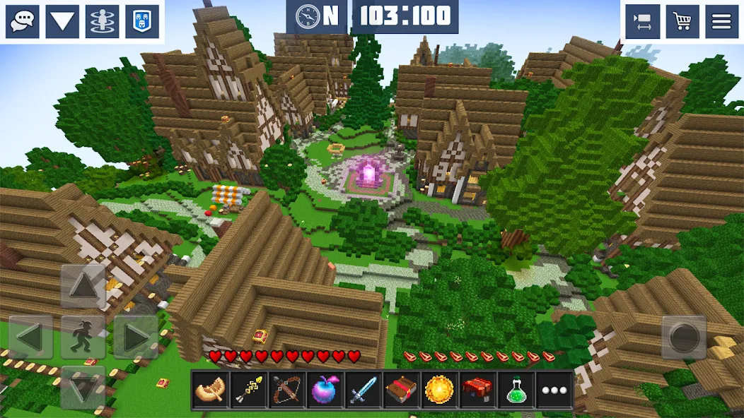 Block Craft World:Planet Craft [МОД Меню] Screenshot 2