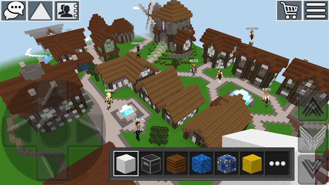 World Craft: Block Craftsman [МОД Бесконечные монеты] Screenshot 1