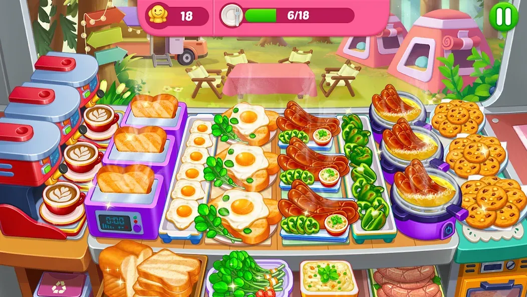Crazy Cooking Diner: Chef Game (Крейзи кукинг дайнер) [МОД Unlimited Money] Screenshot 3
