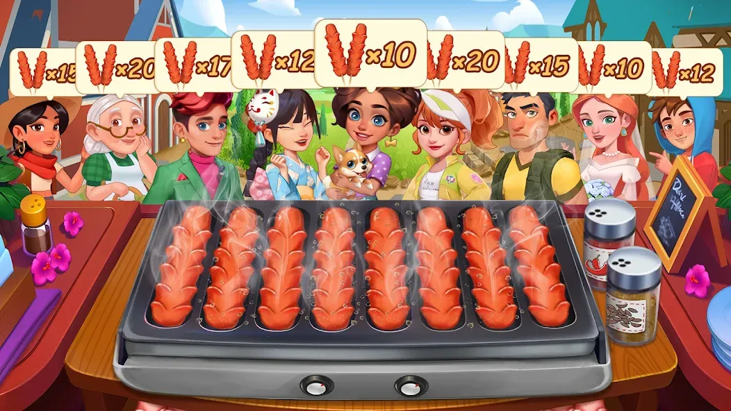 Cooking Journey: Cooking Games (Кукинг Джерни) [МОД Меню] Screenshot 5