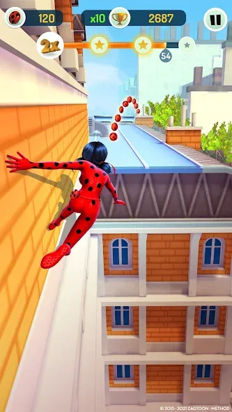 Miraculous Ladybug & Cat Noir [МОД Бесконечные монеты] Screenshot 2