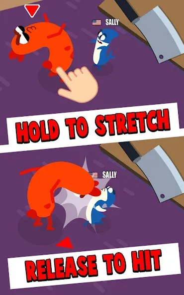 Sausage Wars.io [МОД Бесконечные монеты] Screenshot 2