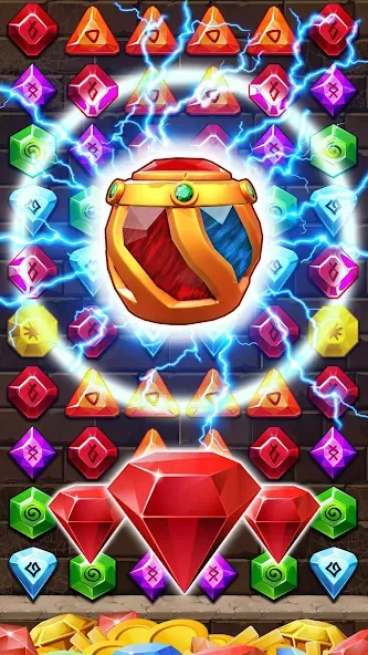 Jewel Ancient Pyramid Treasure [МОД Все открыто] Screenshot 1
