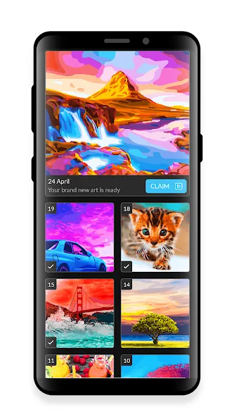 April - Oil Painting by Number (Эйприл) [МОД Много монет] Screenshot 4