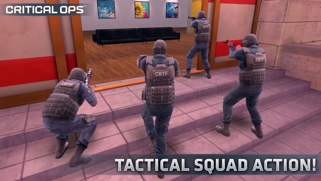 Critical Ops: Multiplayer FPS (Критикал Опс) [МОД Меню] Screenshot 1