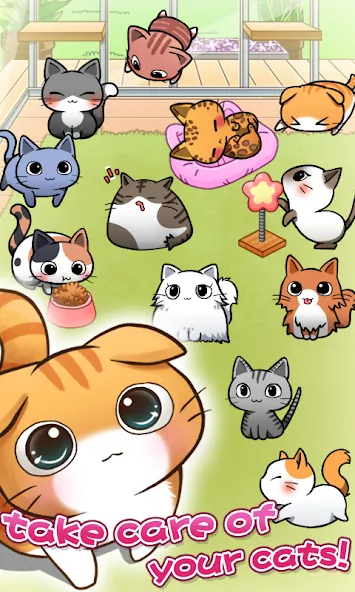 Cat Room - Cute Cat Games (Кэт Рум) [МОД Mega Pack] Screenshot 2