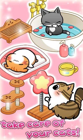 Cat Room - Cute Cat Games (Кэт Рум) [МОД Mega Pack] Screenshot 3