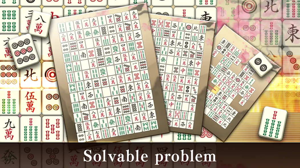 Mahjong Puzzle Shisensho (Маджонг Пазл Шисеншо) [МОД Menu] Screenshot 2