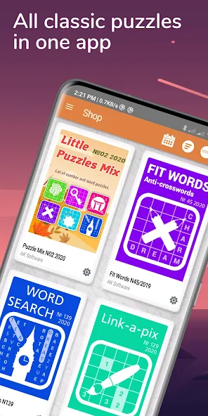 Puzzle Book: Daily puzzle page [МОД Unlimited Money] Screenshot 1