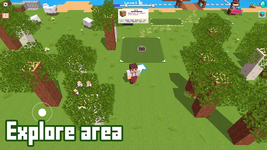 CubeCrafter (Кьюбкрафт) [МОД Бесконечные деньги] Screenshot 1