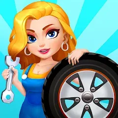 Скачать взломанную Car Fix Inc - Mechanic Garage (Кар Фикс Инк)  [МОД Бесконечные монеты]