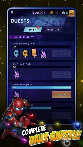 MARVEL Puzzle Quest: Hero RPG (Марвел Пазл Квест) [МОД Бесконечные монеты] Screenshot 5