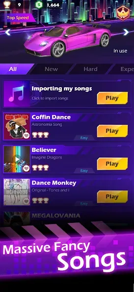 Beat Racing (Бит Рейсинг) [МОД Mega Pack] Screenshot 1