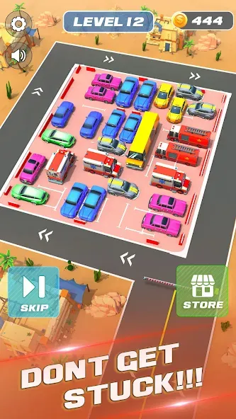 Unblock It Car Puzzle Game (Паркинг Джам Разблокировать) [МОД Все открыто] Screenshot 4