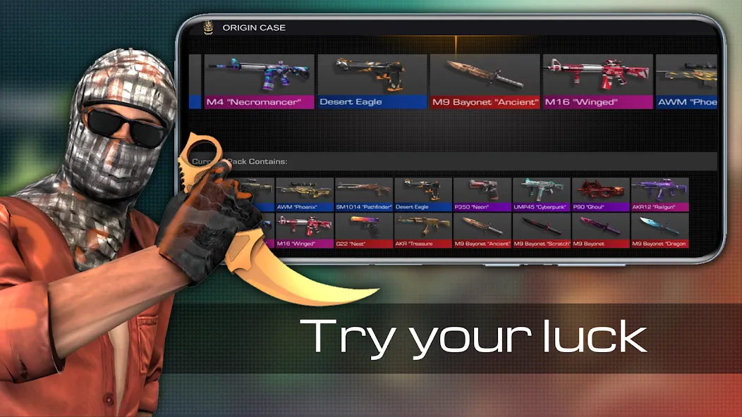 Case guns Simulator Standoff 2 [МОД Mega Pack] Screenshot 1