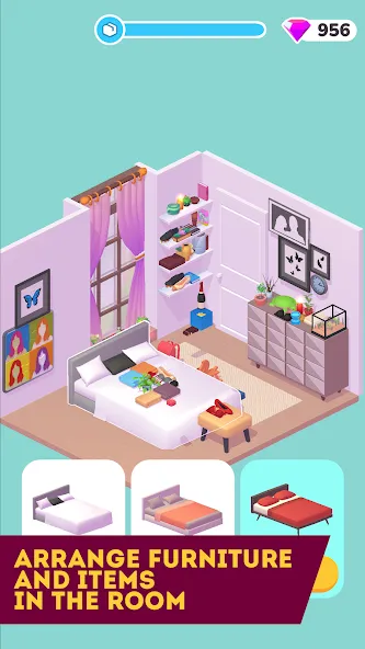 Decor Life - Home Design Game (Декор Лайф) [МОД Бесконечные монеты] Screenshot 3