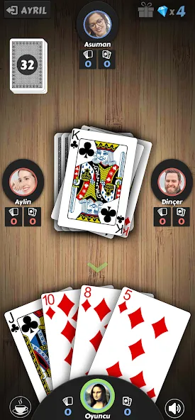 Pisti - Offline Card Games [МОД Бесконечные монеты] Screenshot 5