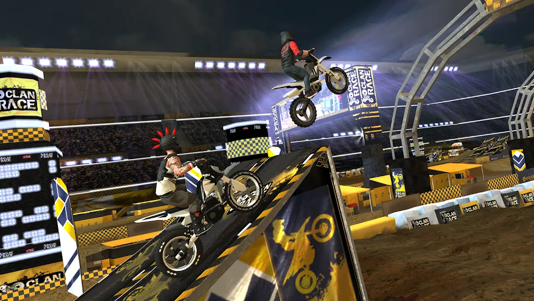 Clan Race: PVP Motocross races (Клан Рейс) [МОД Unlimited Money] Screenshot 1
