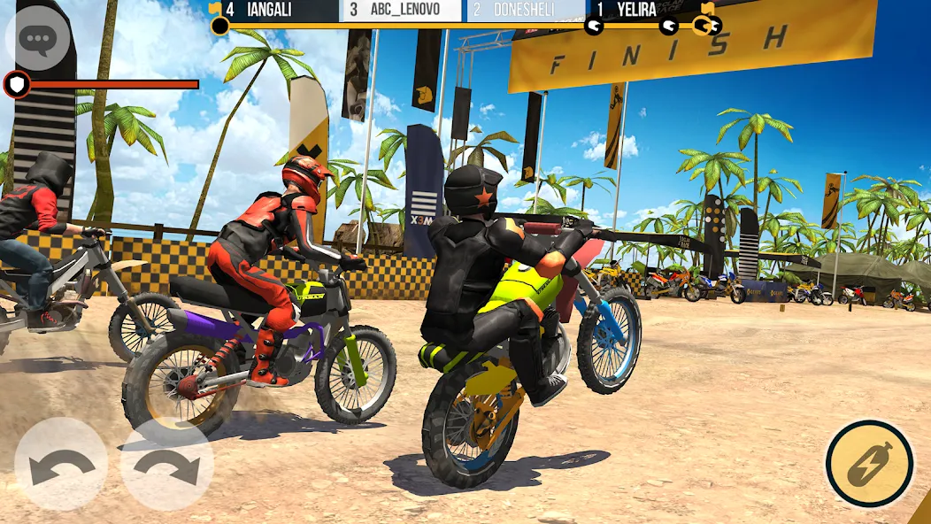 Clan Race: PVP Motocross races (Клан Рейс) [МОД Unlimited Money] Screenshot 2