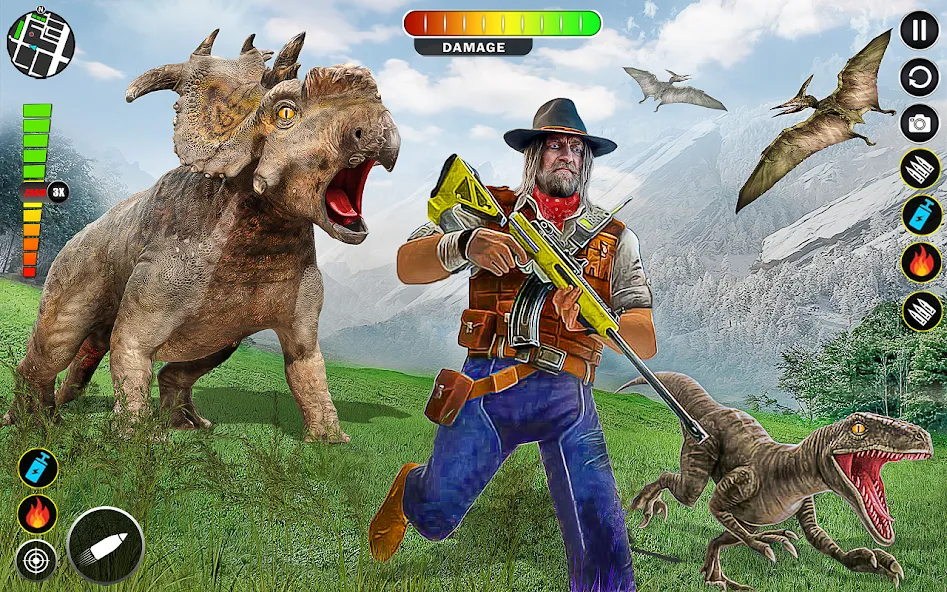 Real Dino Hunter 3D Gun Games (Уайлд Динозавр Хантер Ган Геймс) [МОД Menu] Screenshot 4