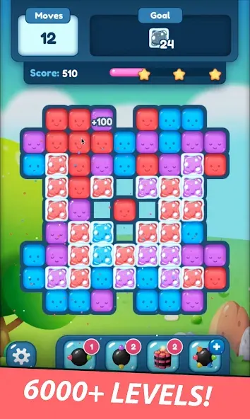 Match Blast Puzzle 3 [МОД Бесконечные деньги] Screenshot 2